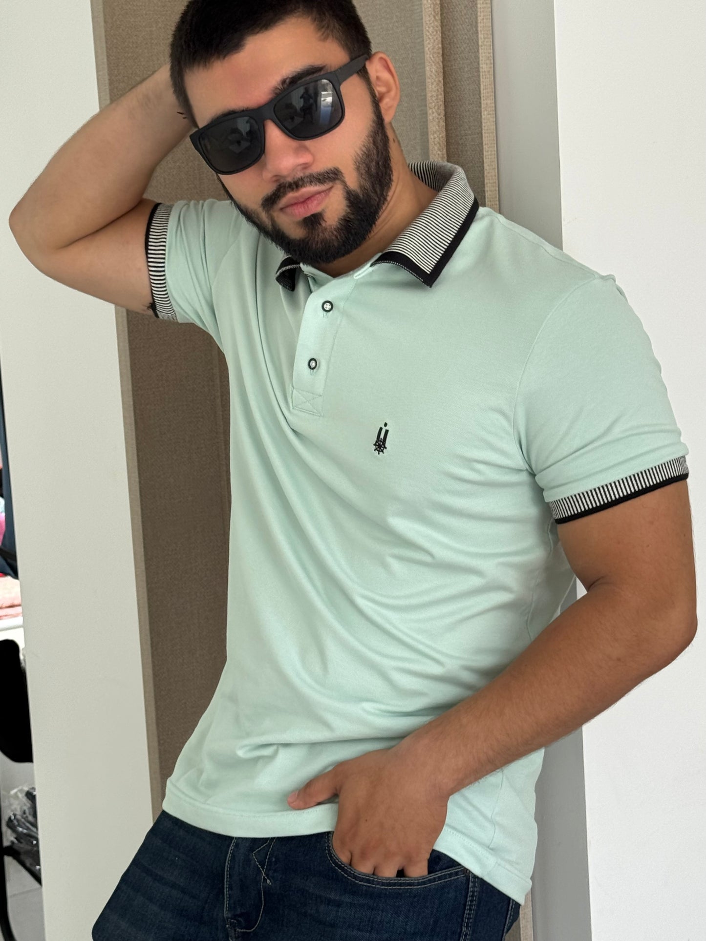  Polo Algodon Premium pique Cuello