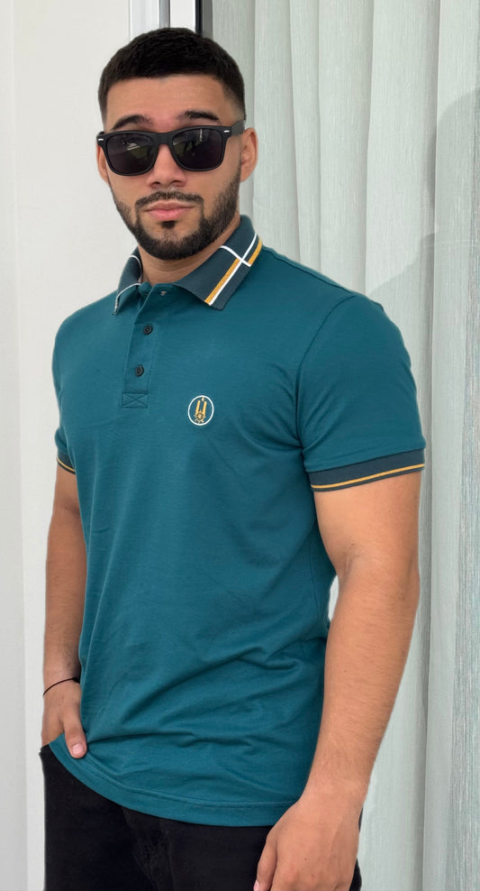 Polo Verde Esmeralda 25116 – Casual, Cómoda y Elegante