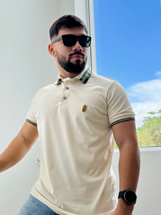  Polo Algodon Premium Crema – Ref. 25185